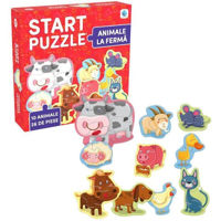 Головоломка Noriel NOR5335 Puzzle Smile Games: Animale la fermă, (ro)