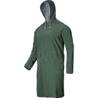 Дождевик Lahti Pro 7025053 Плащ, 70% ПВХ, 30% полиэстер, зеленый, 2XL