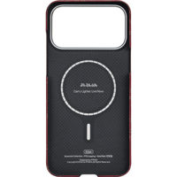 Чехол для смартфона Pitaka Iphone 17 Pro Max Ultra-Slim (Monogram-Gold/Red) (KI1702PTKP)