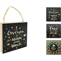 Декор Promstore 46560 Valentine 15x15cm Табличка с надписью