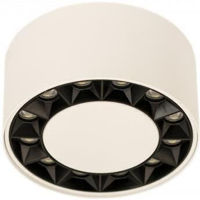 Освещение для помещений LED Market Surface Downlight Wheel 12W, 4000K, LM-XC006, Ø115*58mm, White+Black