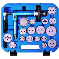 Набор ручных инструментов King Tony 9BC251 комплект для установки поршней суппортов дисковых тормозов, пневматический, 18 пред.