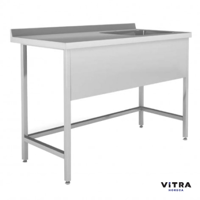 купить ONS SVMZ 2B 14 6 01-00 Стол-мойка справа 1400х600х850/400х400/300 в Кишинёве