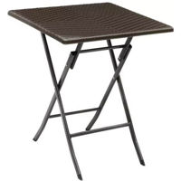 Masă Hydro S Masa plianta patrata Ratan, 60x60x75, Maro
