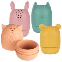 Accesoriu pentru baie Canpol 80/308 Набор силиконовых игрушек для купания