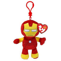 Jucărie de pluș TY TY34007 Breloc Iron Man 12cm