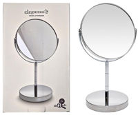 Косметическое зеркало Eleganza 51418 Oglinda D14cm cu suport metalic dublu-față