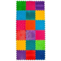 Игровой комплекс для детей Ortek 10173 коврик-пазл ортопедический -массажный MEGA MIX 18эл 26x26cm