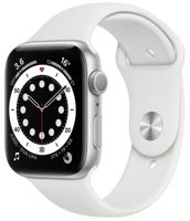 Apple Watch 6 44mm GPS (M00D3), Aluminum White
