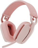 Wireless Headset Logitech Zone Vibe 100, 40mm driver, 20-20kHz, 118db, Dual mic, Bluetooth, Rose
