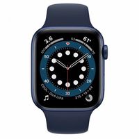 Apple Watch Series 6 GPS, 40mm Aluminum Case with Deep Navy Sport Band