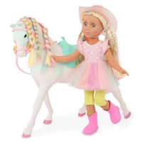 Кукла Battat GG51162Z Glitter Girls Gia 35cm cu calut Gypsy, cod 61750