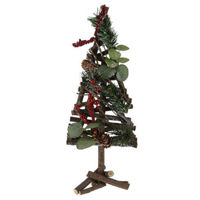 Brad artificial Promstore 49102 декоративная с ягодами 40cm, дерево