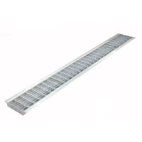 Gratar canalizare din otel galvanizat fara rigola 100x1000 mm B125  SAB