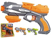 Pistol cosmic cu 5 gloante din plastic, 18.5cm