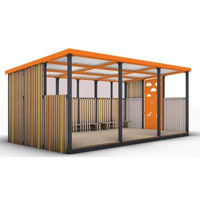 Детская площадка PlayPark 4616 Павильон ПЛ-611 (с полом и скамейками)