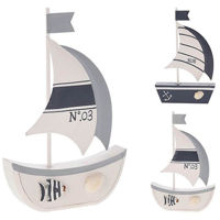 Декор H&S 24801 Настольный сувенир Парусник 11x2x17см
