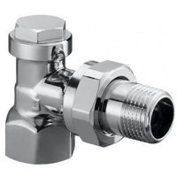 Запорная арматура Oventrop Хромированный угловой обратный клапан COMBI C 1/2 1164554