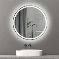 Oglindă baie Bayro Gama rotundă 700x700 LED touch