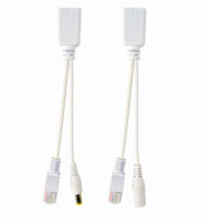 Набор пассивных UTP PoE адаптерных кабелей, 0.15 м, телекоммуникационный