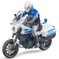 Машина Bruder 62731 Полицейский мотоцикл BD Ducati Scrambler с офицером, 45595