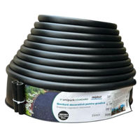 Декор Uniplast 39907 Bordura gazon 103mmx12mmx10m (negru) Unipark ECO