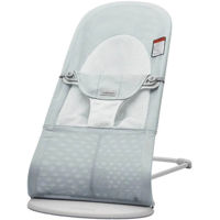 Leagăn pentru bebeluși BabyBjorn 005129A Balance Soft Mesh, Silver/White-005129A