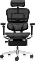 Офисное кресло ART Ergohuman Luxury 2 Black + Legrest T-168-B1 EHL2-AB-HAM-5D-D