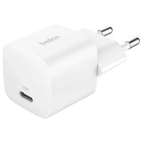 Зарядное устройство сетевое Belkin WCA012KQWH 25W USB-C PD WALL CHARGER WITH PPS, WHT