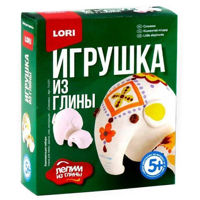 Set de creație miscellaneous 7778 Jucarie din lut Ursul, Elefant Lori 010