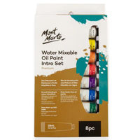 Набор для творчества Mont Marte MPOW8181 Vopsele Oil Paint, de ulei, solubile in apa 8 culori