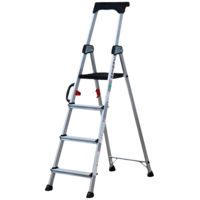 Scară Cagsan HA103 cu suport si polita, 4 trepte, H=1.59m, sarcina max.150kg