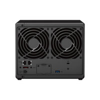 SYNOLOGY "DS923+", 4-bay, AMD Ryzen 2-core 2.6-3.1GHz, 1x4Gb+1Slot, 2xM.2 NVMe, 2x1GbE, 1xPCIe