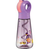 Cană cu pai Maped 873102 Sticla Miniz Iepure, 500ml, violet