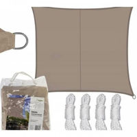 Umbră pentru grădină Jumi OM-631410 Pinza de umbra patrata bej 3.6x3.6m