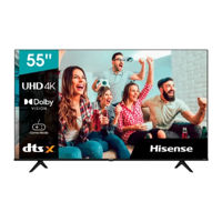 55" LED SMART TV Hisense 55A6BG, 3840x2160 4K UHD, VIDAA U OS, Negru