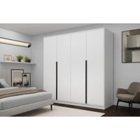 Dulap Nex Home Dulap cu balamale, Urban 240x52x220cm, Alb