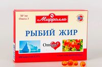 Рыбий жир с маслом шиповника капсулы 0,37г №100