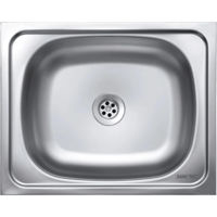 Chiuvetă bucătărie Sanitec S404D inox satin 40x50-0.4(430)