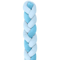 Бортик для кроватки Kikka Boo 31109050002 Protectie laterala impletita Blue, 210 cm
