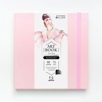 Sketchbook Malevich pentru markeri Fashion, roz, 75 gm, 15x15, 80 foi