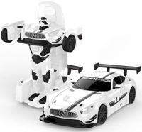 Игрушка Rastar 62300 Die cast 1:32 Mercedes-Benz GT3 Transformable car, alba, 58371