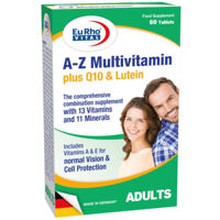 Multivitamine+Minerale A-Z plus Q10 & Luteina comp. N60 EuRho Vital