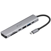 Переходник для IT Tracer Adapter A-2, USB Type-C with card reader, HDMI 4K, USB 3.0