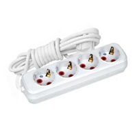 Удлинитель электрический Horoz 200.410.401 4locuri 10m 3x1