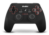 Wireless Gamepad SVEN GC-2040, 4 axes, D-Pad, 2 mini joysticks, 11 buttons