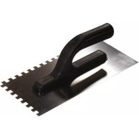 Шпатель Painter PAC0726 Терка штукатура зубчатая 280*130mm зуб 6x6 пласт. ручка