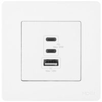 Зарядное устройство сетевое Moes TK-SR-EU-2C1A-30-WH-MS