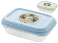 Контейнер пищевой Fresh Wave 0.95l, 19Х14Х6.3cm, клапан