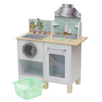Игровой комплекс для детей KinderKraft 10230-MSN Whisk & Wash Kitchen & Laundry